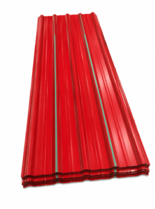 RED PPGI ROOFING SHEET - LONGSPAN