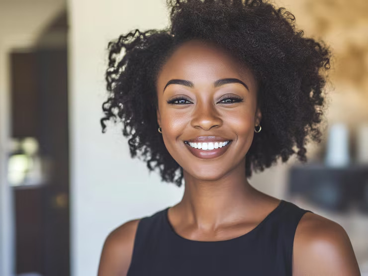 beautiful african woman smiling with confidence 1132842 22848
